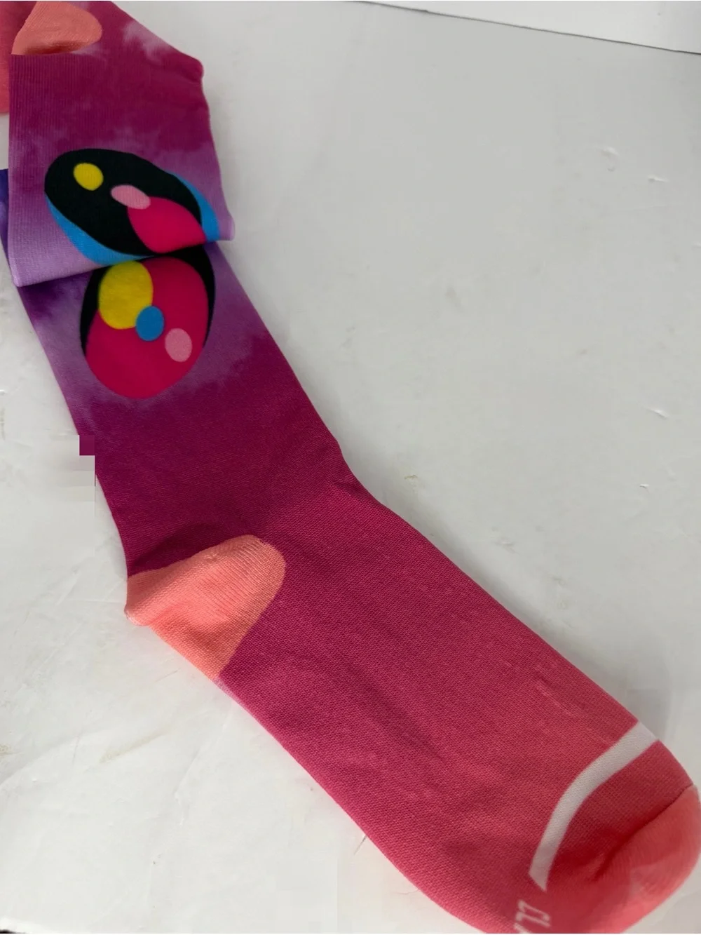 Goat Court HGC190 Purple Gradient Crew Socks Small/Medium NWT Streetwear